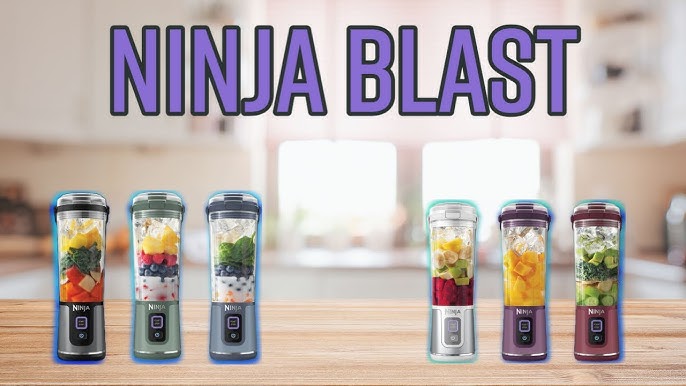 Trying out the new @NinjaKitchen Ninja Blast portable blender! 💖 Smoo, ninja  blast