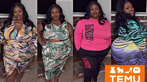 TEMU Grown & Sexy Vibes🔥🥰|TEMU Plus Size Clothing Haul 3x-4x Plus size & Curve Try On Haul💙💕