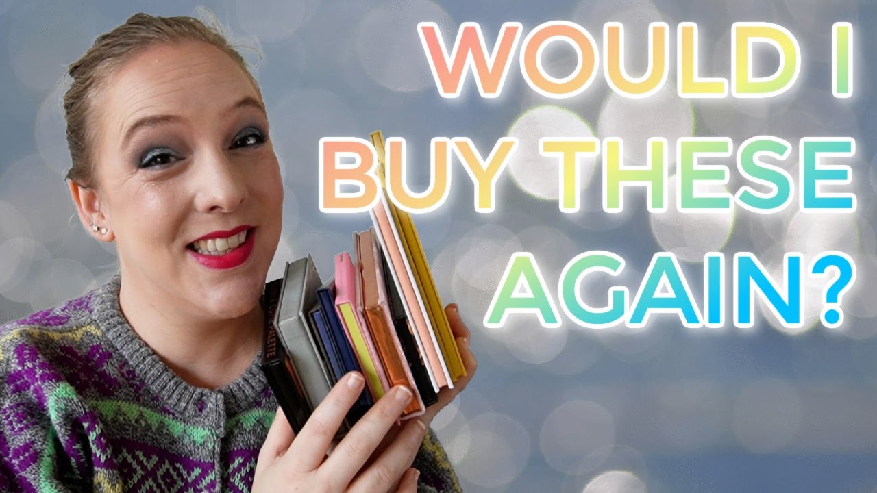 WOULD I REPURCHASE? // 10 eyeshadow palettes & whether I would buy them again if I lost them