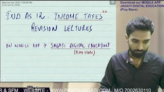 Ind As 12 Revision | Income Taxes | Mobile App - Jagati Digital Education