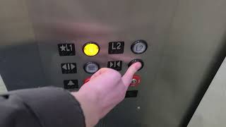 Final Ride on The 1986 OTIS Hydraulic Elevator (Unknown Mod) at CCCC Plano Campus Bldg B