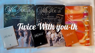 распаковка альбомов твайсят Twice With You-th 🌷🤍 | unboxing twice 13th mini album