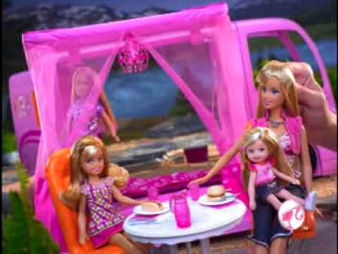 barbie pink glamour camper