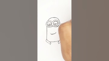 HOW TO DRAW KEVIN MINIONS - ART TUTORIAL