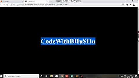 Html & css3 text distortion animation