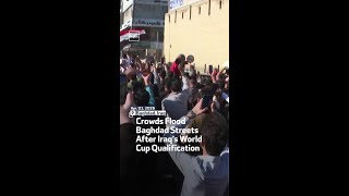 Crowds Flood Baghdad Streets After Iraq’s World Cup Qualification