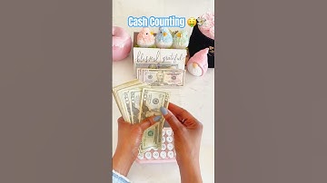 Cash Counting For Weekly Cash Stuffing 💸|#shorts #asmr #cashstuffing #budgeting #save #money #cash