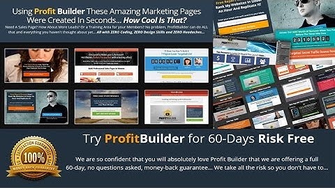 How To Make High Converting Sales Letter Landing Page With WP Profit Builder Landing Page Creator