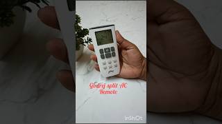 How to use sleep mode in Godrej split AC #godrej split AC remote function