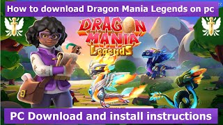 How to download Dragon Mania Legends on pc-Dragon Mania Legends | DML Install on pc | DML