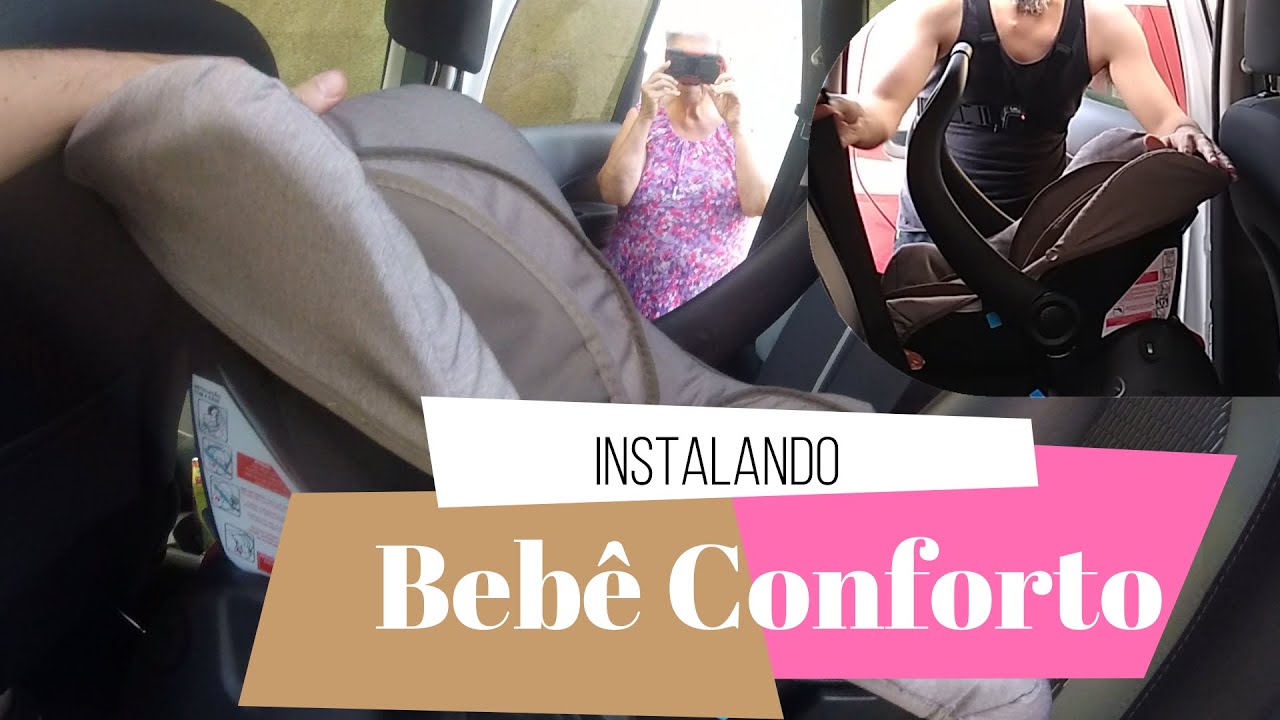 como instalar bebe conforto voyage no carro