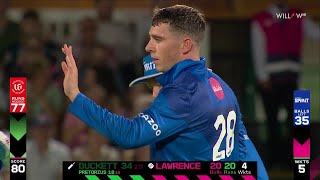 Daniel Lawrence 4 wickets vs Welsh Fire | 24th Match - London Spirit vs Welsh Fire