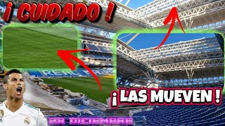 🚨 ¡ DESPLAZAN las CERCHAS de la CUBIERTA ! 🚨 NUEVOS AVANCES 💥 Obras Santiago Bernabéu 28/12/2022 🚧