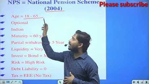 NPS-National pension scheme क्या है। जाने आदरणीय गुरु खान सर से।