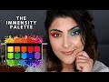 NEW Sample Beauty - The immensity palette - Swatches - 2 looks & Initial thoughts