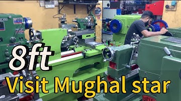 Visit Mughal star 8ft lathe machine 5 inch hello hi class lathe machine #technology #hardwork 