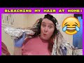 Bleaching My Brown Hair at Home! | Fail