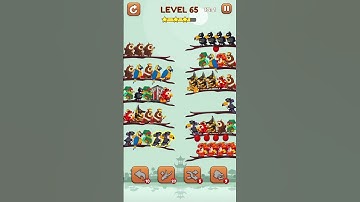 Bird Sort 2: Color Puzzle Level 65 #games #gaming #gameplay