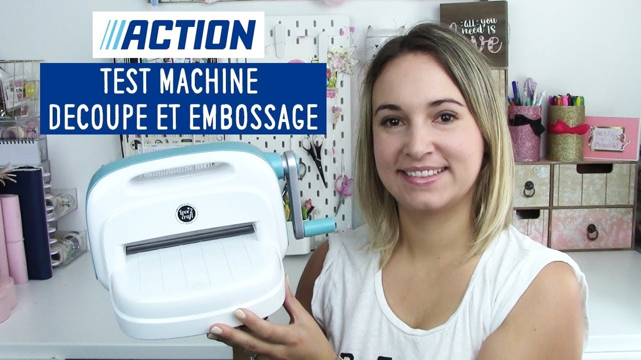 TEST • ACTION : MACHINE A DÉCOUPER & EMBOSSER (Dupe Big Shot