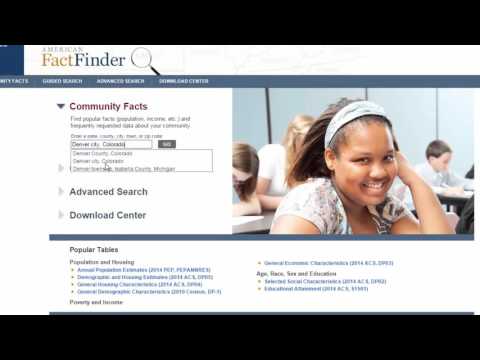 Finding U.S. Census Data