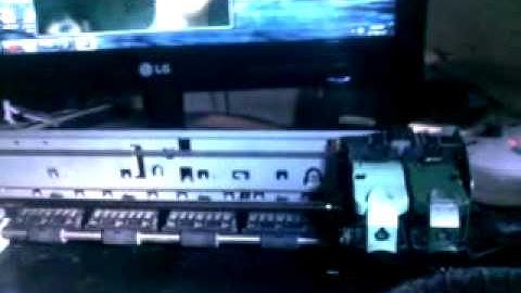 Controlling Motor (printer cartridge) from computer using arduino