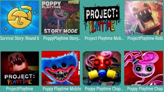 Survival Story: Round 6,Poppy Playtime Story Mod,Project Playtime Mob,ProjectRoblox,Project Playtime