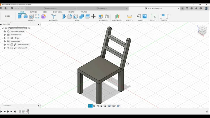 Exercise 8 Autodesk Fusion 360 video tutorial for creating a 3D model from 2D drawing for beginners