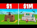 1 vs 1000000 security house in minecraft  maizen jj and mikey build challenge