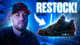 JORDAN 4 BLACK CAT RESTOCK – EXACT STOCK NUMBERS LEAKED