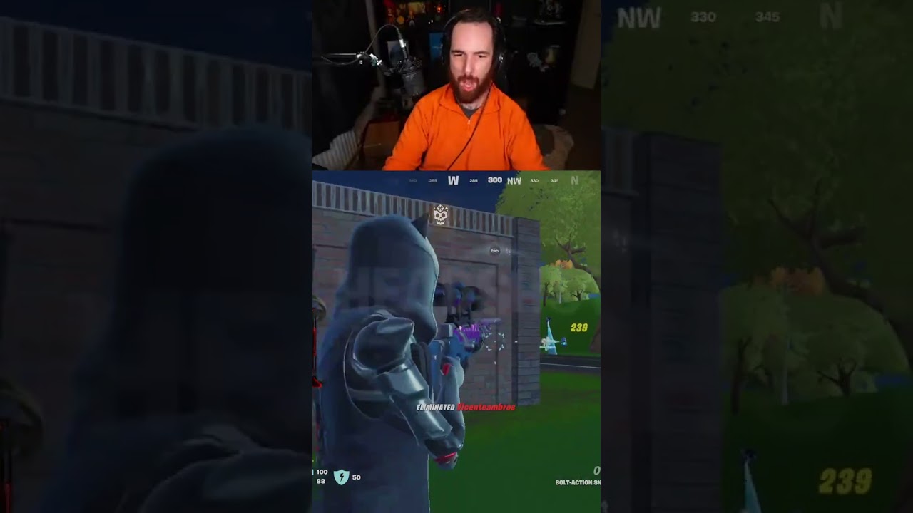 I'll never land one like that again #gaming #pcgaming #livestreaming #gamers #fortnite #gamingmemes