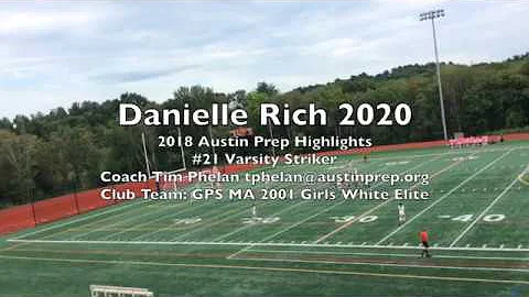 Danielle Rich (2020) Junior Year Highlights 2018