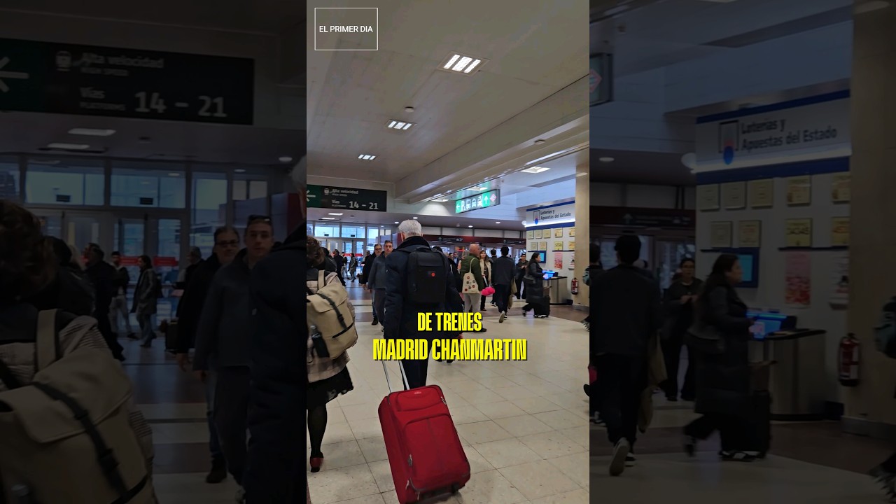 La Estación de Chamartín #Madrid #Trenes #Viajes #Turismo #España #DescubreMadrid #elprimerdia