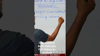 Straight Line vs Diminishing Balance Method Explained #shorts