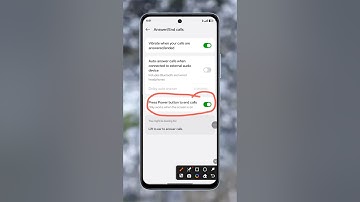 How to disable power button to end calls | Power button click call cut problem | #shorts