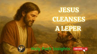 Jesus Cleanses a Leper – Compassion, Courage, and the Touch of Grace | Holy Path Insights