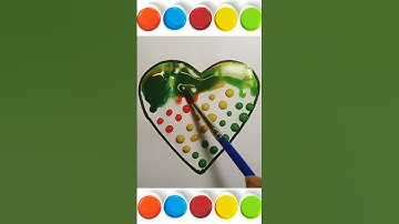 Thumbnail of Colourfullheart530#babyterebirthday#love#song#shorts#youtube#art#painting#satisfying#colouring n fun