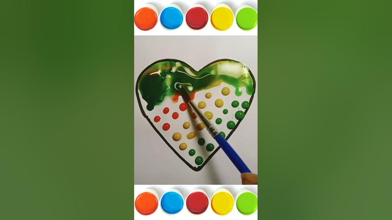 Colourfullheart530#babyterebirthday#love#song#shorts#youtube#art#painting#satisfying#colouring n fun