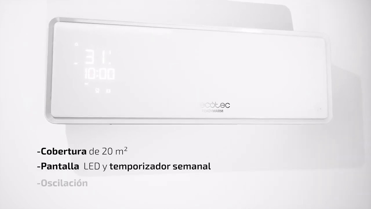 Cecotec Ready Warm 5300 Power Box Ceramic Calefactor Cerámico de Pared  2000W