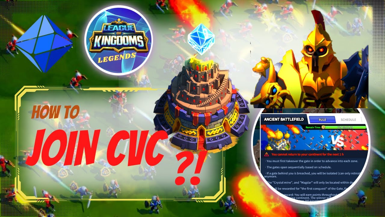 How to join CvC ?! - League of Kingdoms Full Guide - YouTube