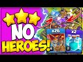 Overpowered No Hero 3* Attack You Will Love! TH10 Electrone LaLoon Attack Strategy in Clash of Clans