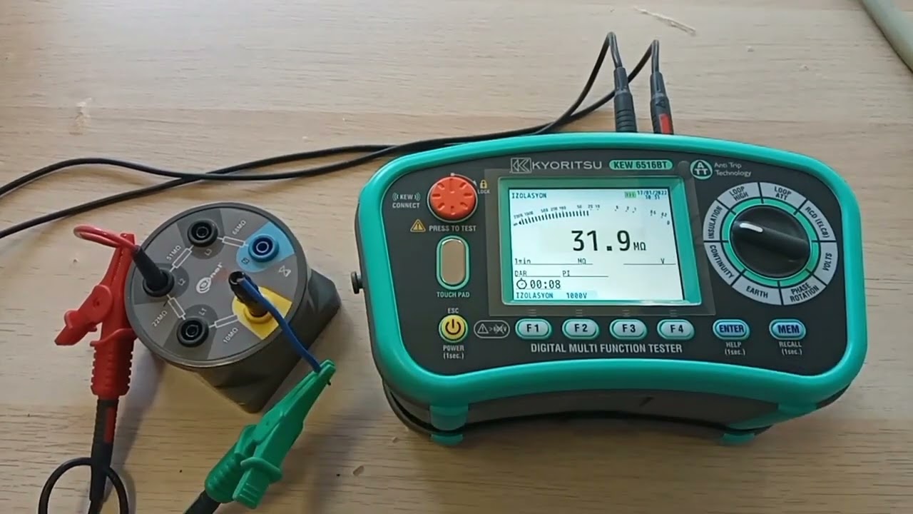 Kyoritsu KEW 6516BT Çok Fonksiyonlu Elektrik Tesisat Test Cihazı