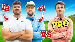 2 AMATEURS vs 1 PROFESSIONAL! (18 Hole Match)