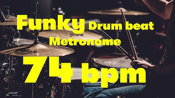 74 bpm funky drum beat metronome 01