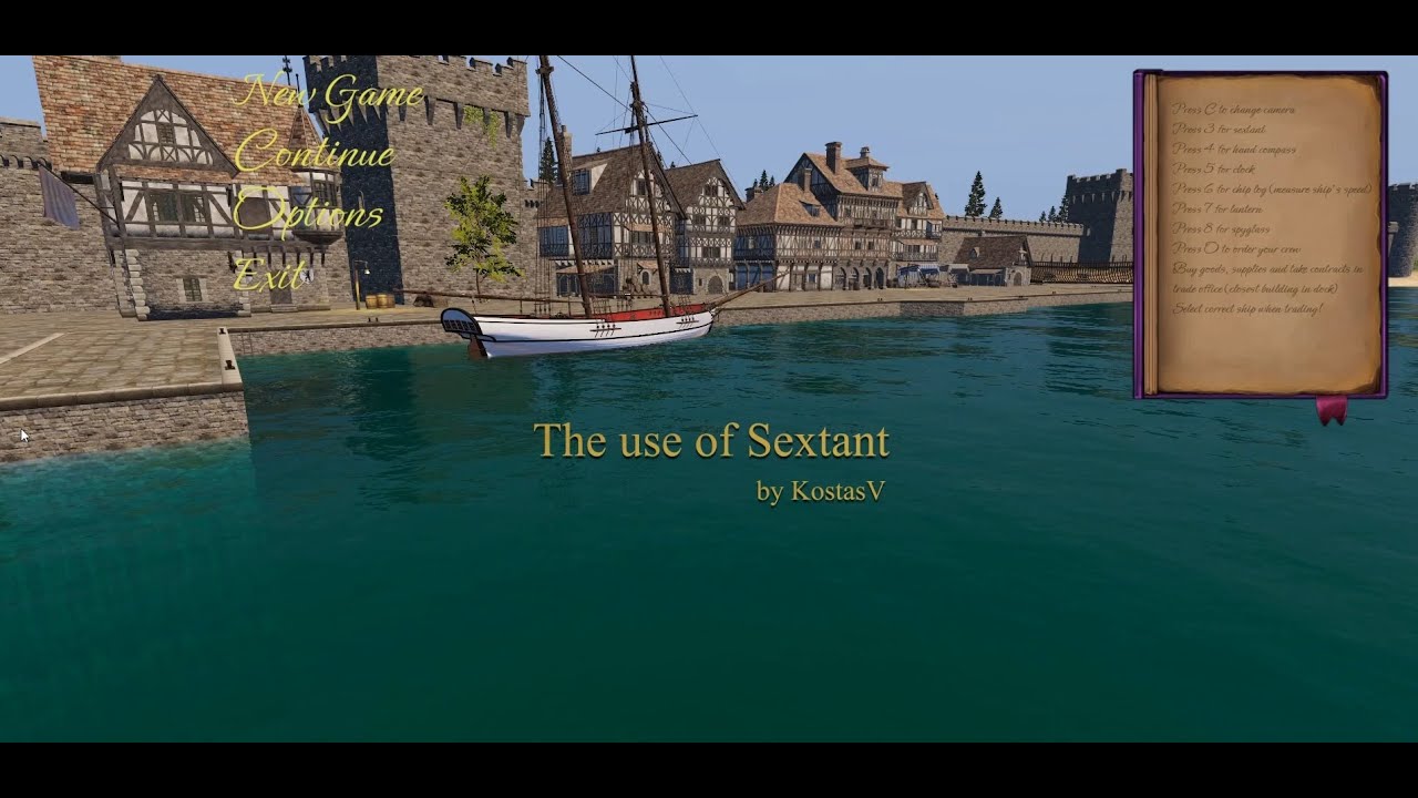 Sail the Seas. Sextant Guide