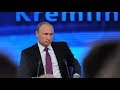 Russian president Vladimir Putin holds annual Q&A session (Streamed live)