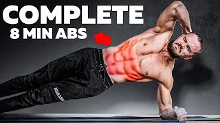 COMPLETE 8 Min ABS Workout at Home (ABS ON FIRE) screenshot 1