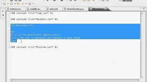 Java Web Programming with Eclipse: Item Management, Home Page
