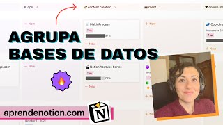 Nuevo en Notion: Agrupa bases de datos!!