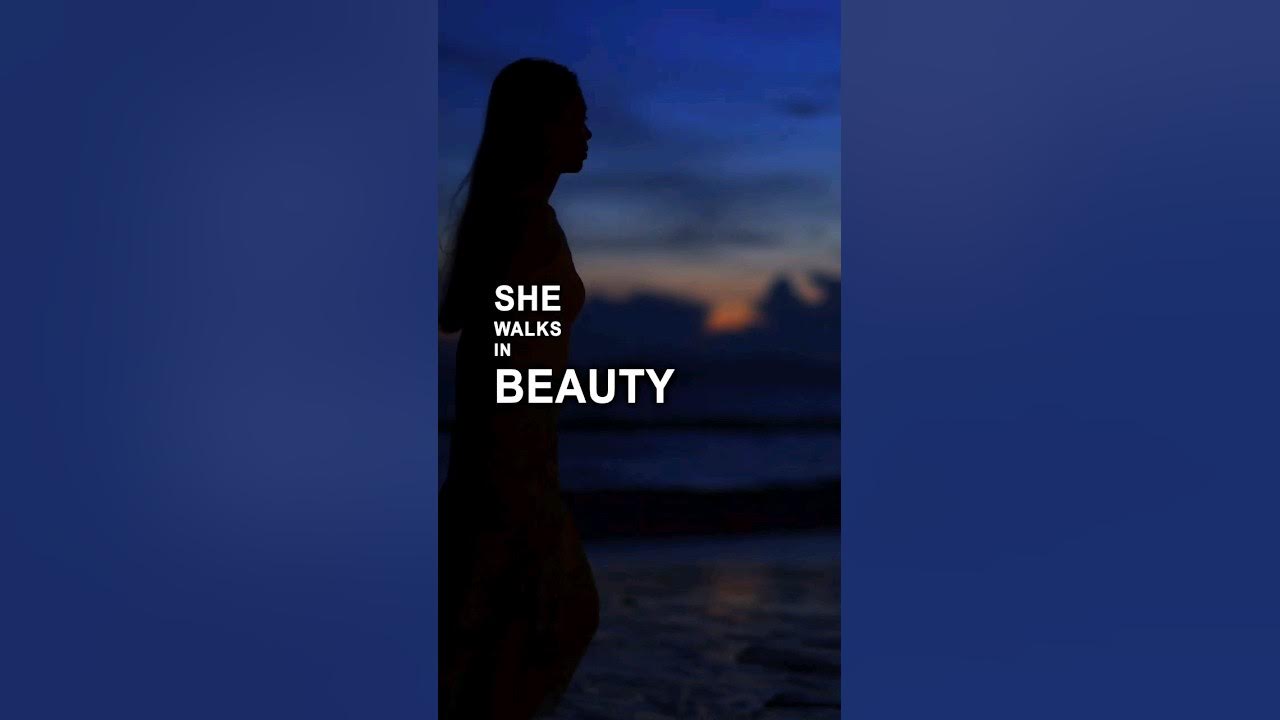 She Walks in Beauty — a poem by Lord Byron (subtitled excerpt - PART 1) ▶️FULL VIDEO👉 She Walks in Beauty — a poem by Lord Byron (subtitled excerpt - PART 1) ▶️FULL VIDEO👉
