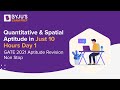 Quantitative & Spatial Aptitude in Just 10 Hours | Day 1 | GATE 2021 Aptitude Revision Non Stop